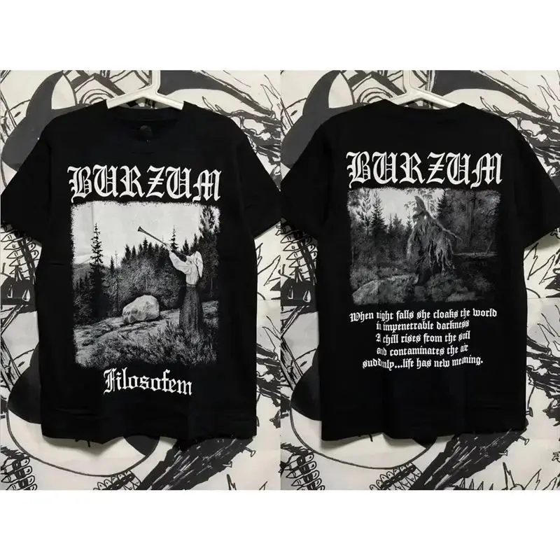 Heavy Metal Rock Band Bedrucktes kurzärmeliges Retro-Y2K-T-Shirt Lässiges, lockeres Streetwear-Unisex-Sportliches Rundhals-Top