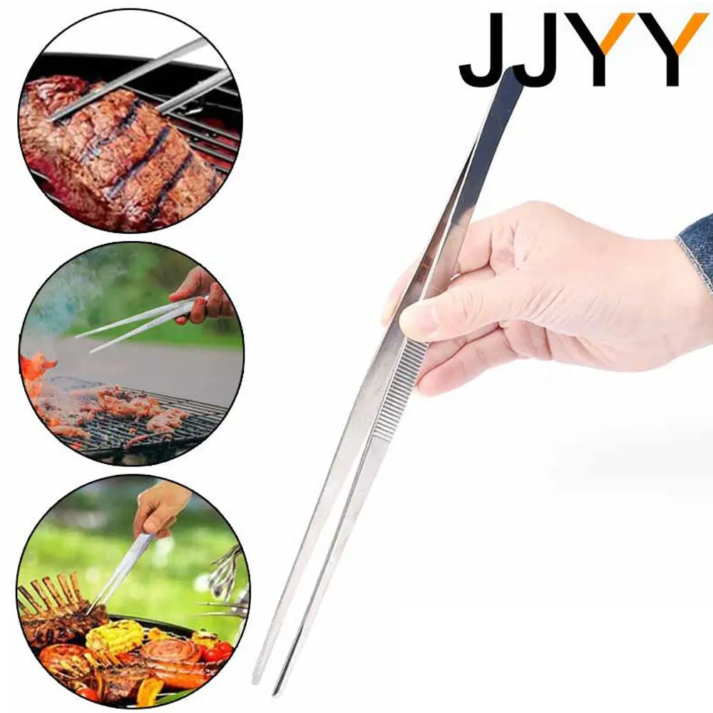 Multifunktions Grill Zange Lebensmittel Zange Lebensmittel Clip Küche Gadgets Edelstahl Churrasco Pinzette Clip Buffet BBQ Werkzeug