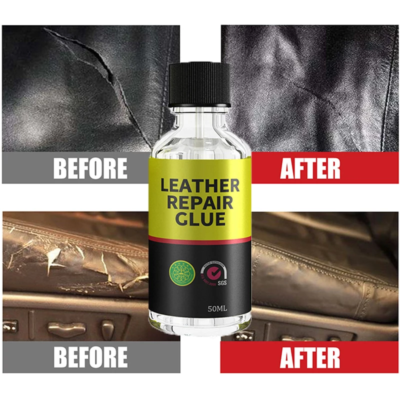 30/50 ml Flüssiges Leder Reparatur Gel Haut Renovieren Werkzeug Löcher Kratzer Risse Restaurator Für Auto Sitze Sofa Jacke geldbörse Schuhe Image