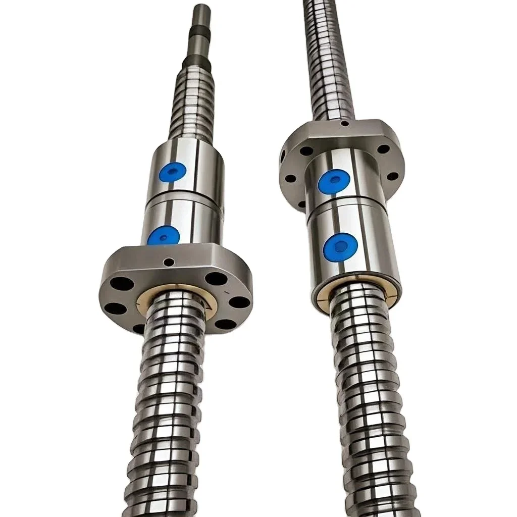 Hochpräzise schwere Belastung 1000 mm 2000 mm 3000 mm Hiwin DFU3205 3212 4010 5010 6310 8010 CNC-Kugelumlaufspindel und Mutter C3 C5 C7 Grade Image