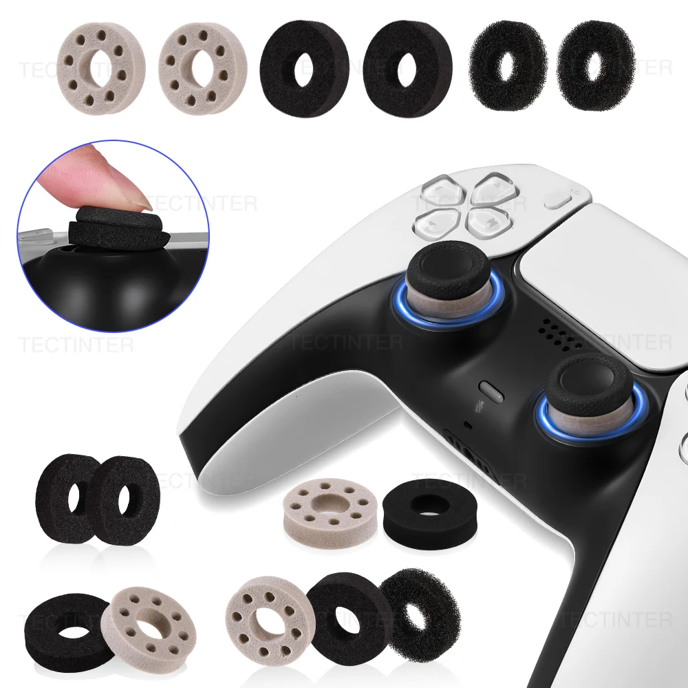 12 Teile/satz Weiche Ziel Unterstützen Schwamm Ring Für PS5/PS4/Xbox/Schalter 2 Joystick Controller Gamepad präzision Ziel Ring Motion Control Image