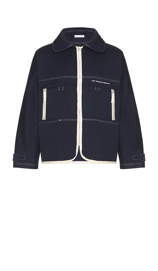 Pop Trading Company New City Jacket in Navy. - size XL/1X (also in L, M, S)