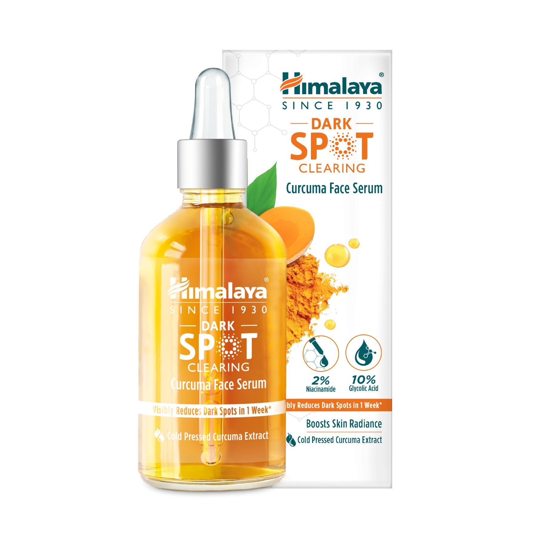 Himalaya Siero viso alla curcuma per eliminare le macchie scure 30 ml