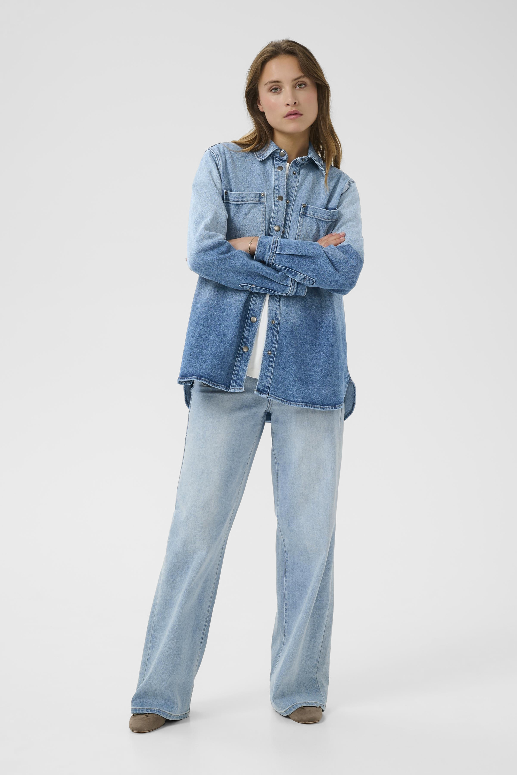 Jeanshemd KAmiala Loose fit blue Image