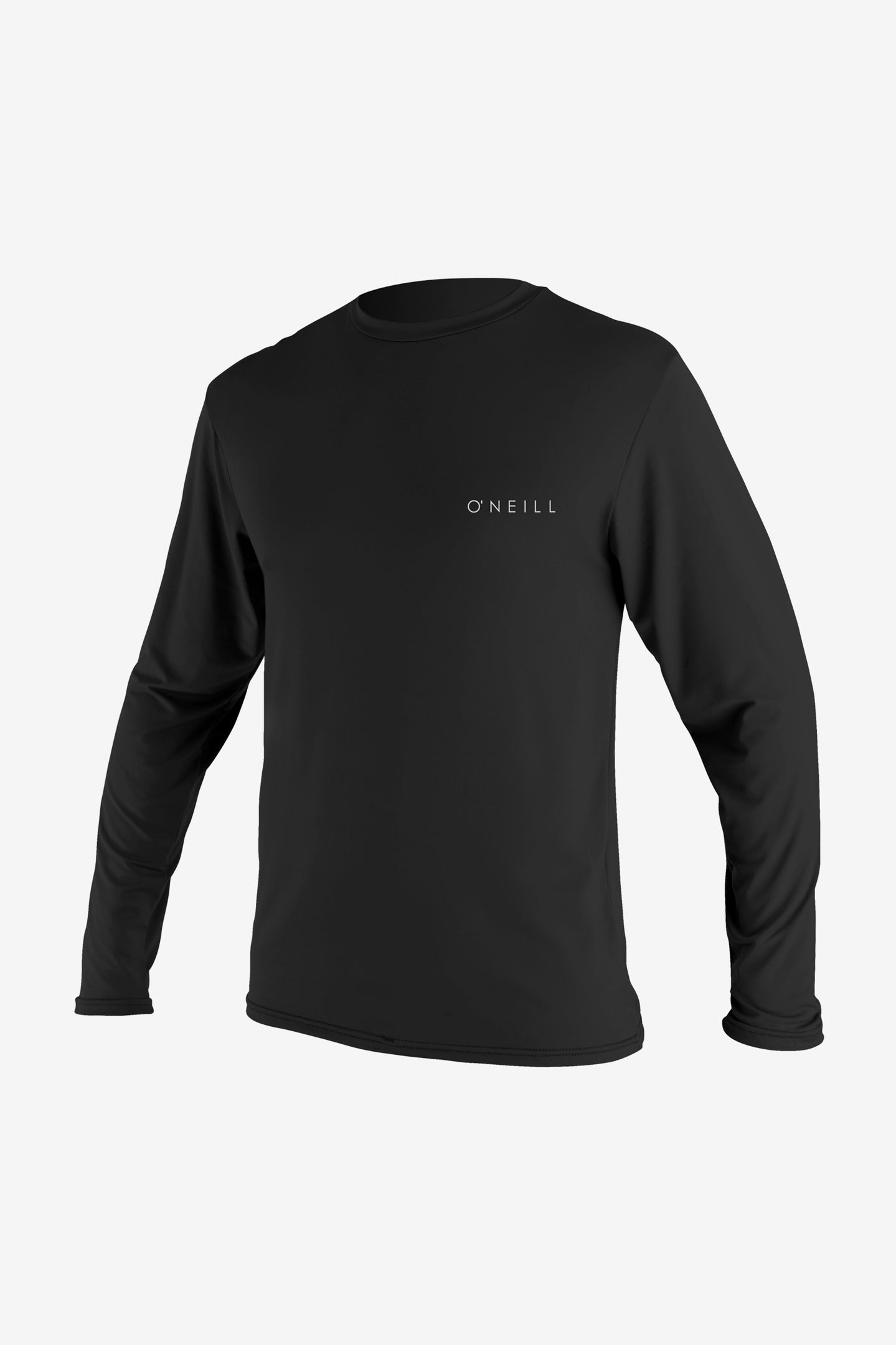 O'Neill Men's Basic Skins 30+ Long Sleeves Sun Shirt in Black, Size Small, Polyester