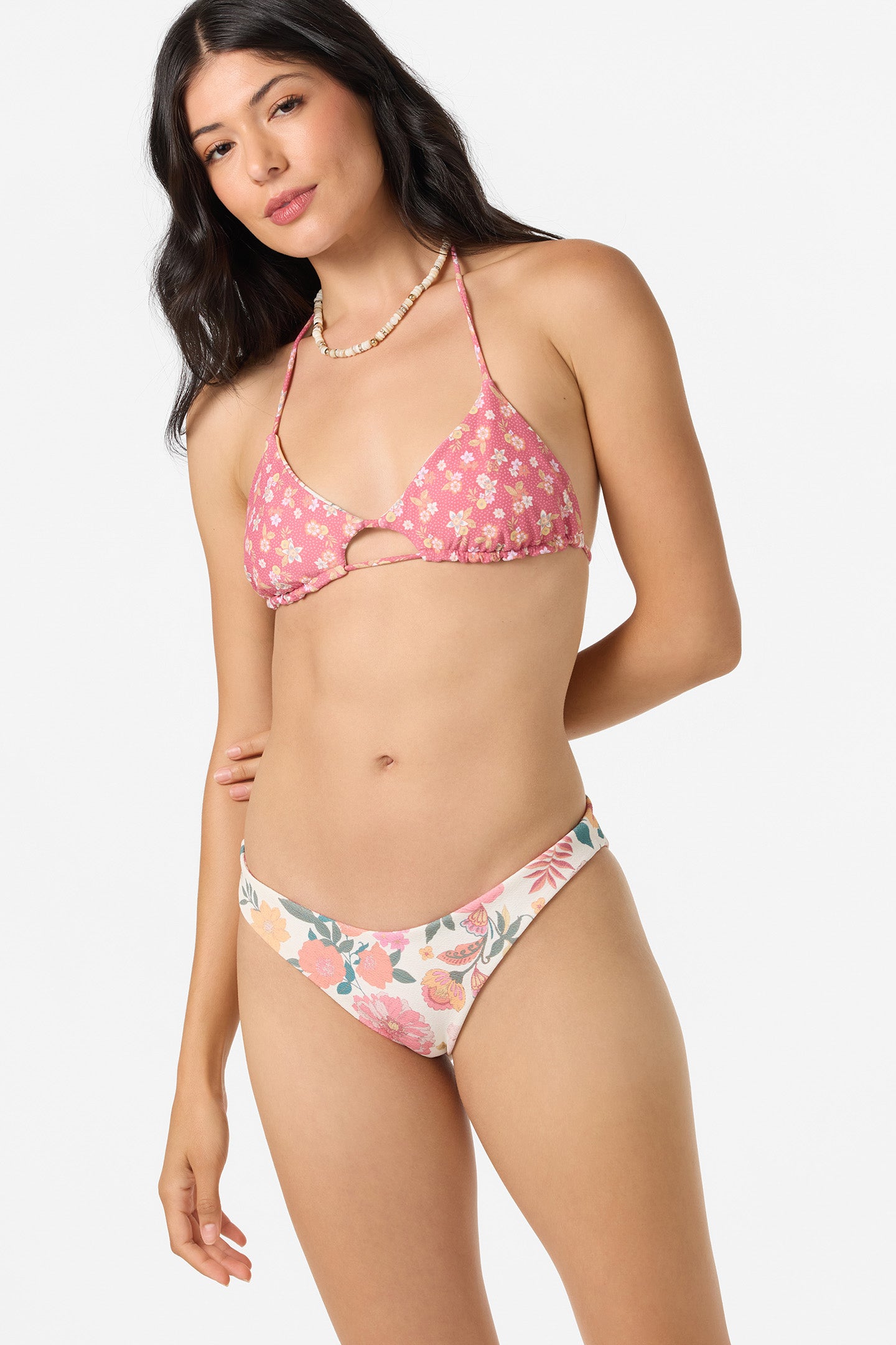 O'Neill Women's Camellia Floral Madrid Revo Halter Bikini Top, Size XL, Elastane/Polyamide, Best Women's Swimwear, Best Women's Swimwear