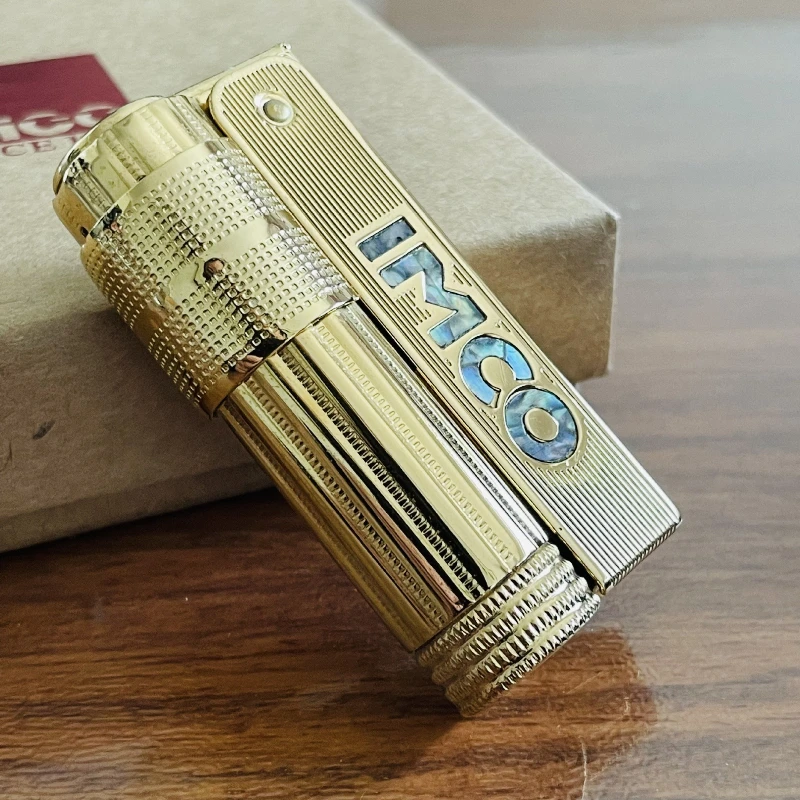 Imco Feuerzeug, Edelstahl, Kraftstoffmotor, Geschenkmaschine, Baumwollölfeuerzeug, Geschenk Image