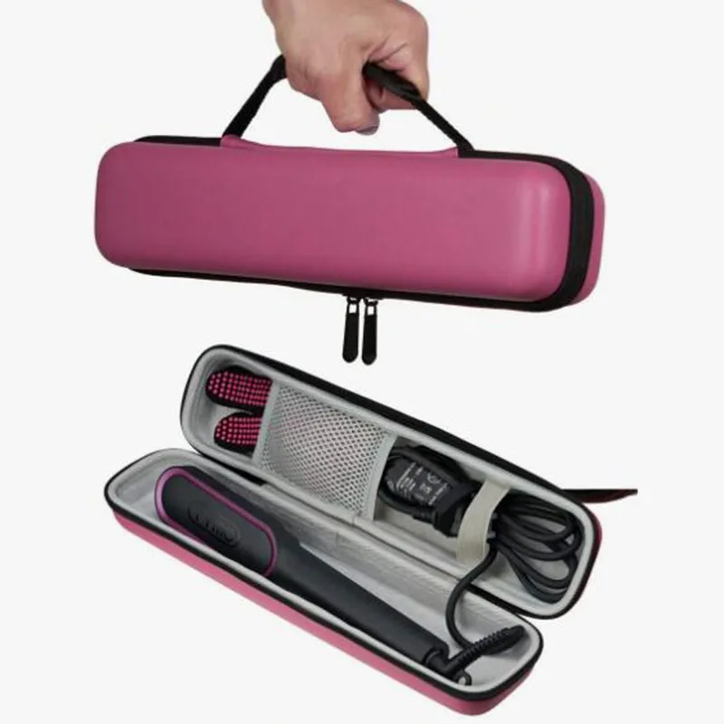 Storage Bag For Hair Straighteners Curling Irons Portable Hair Rollers Eva Hair Straightener Storage Bag Travel Carrying Case