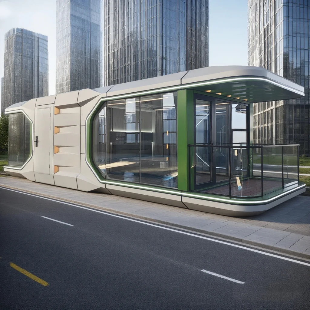 Thermal Insulation Mobile House Luxury Modern Modular Prefabricated Houses Living Capsule Homes Space Capsule Home Good Quality