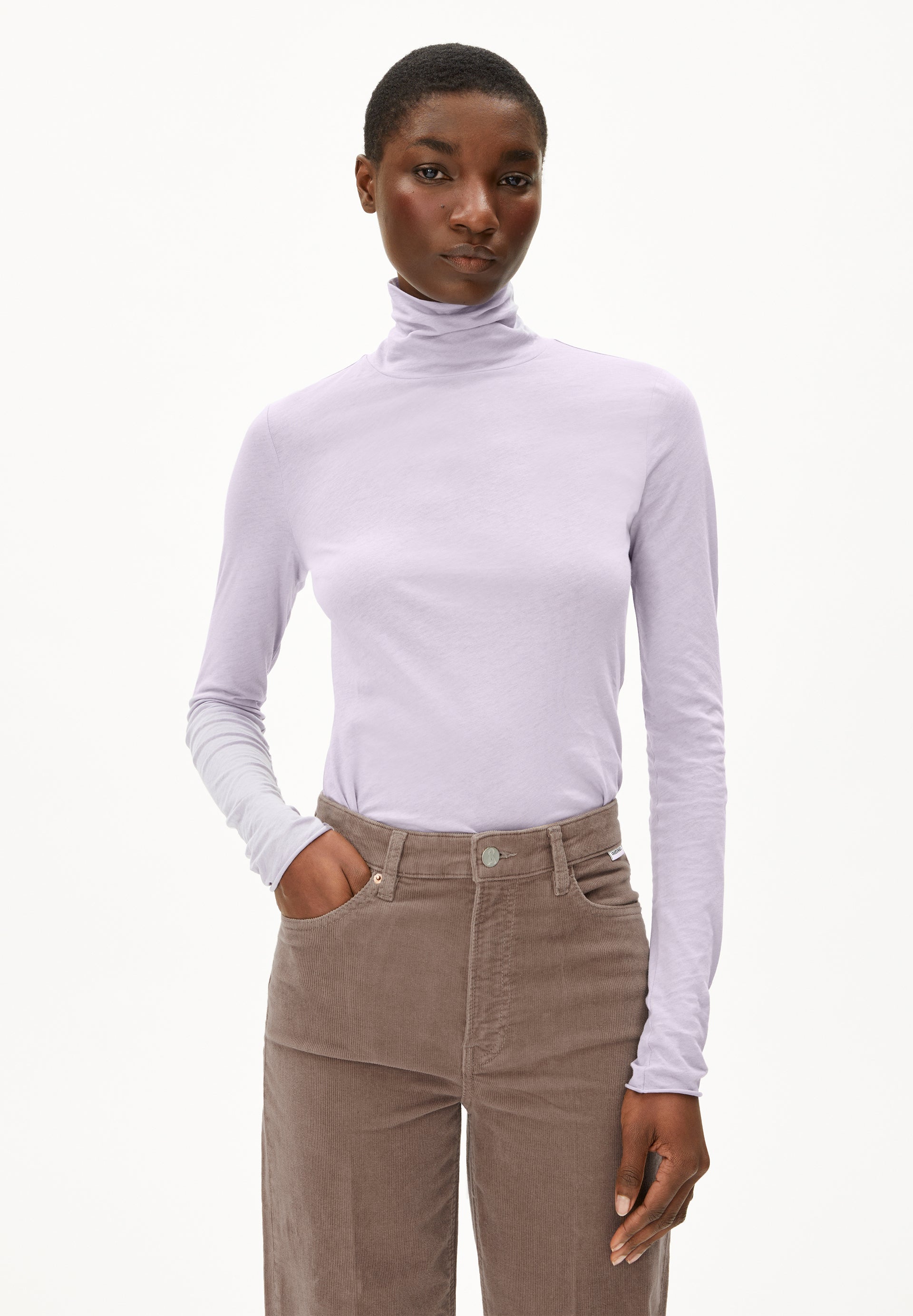 GRAZILIANAA SOFT | Longsleeve aus Bio-Baumwolle - lila (S) Image