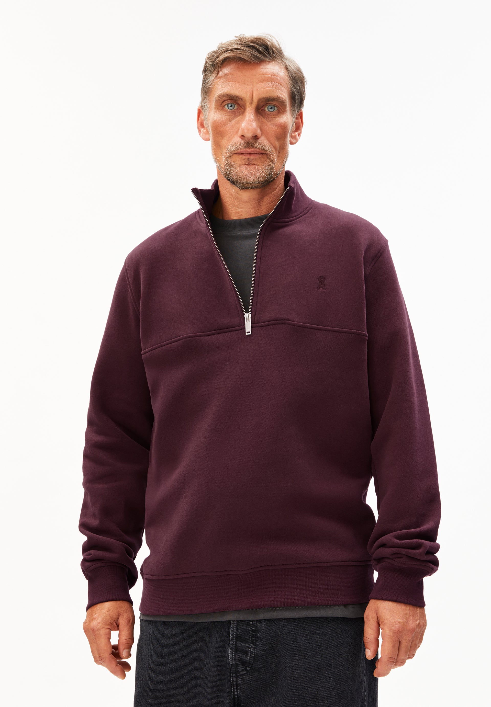 WAARLO FLEECE | Sweatshirt aus Bio-Baumwolle - rot (S) Image