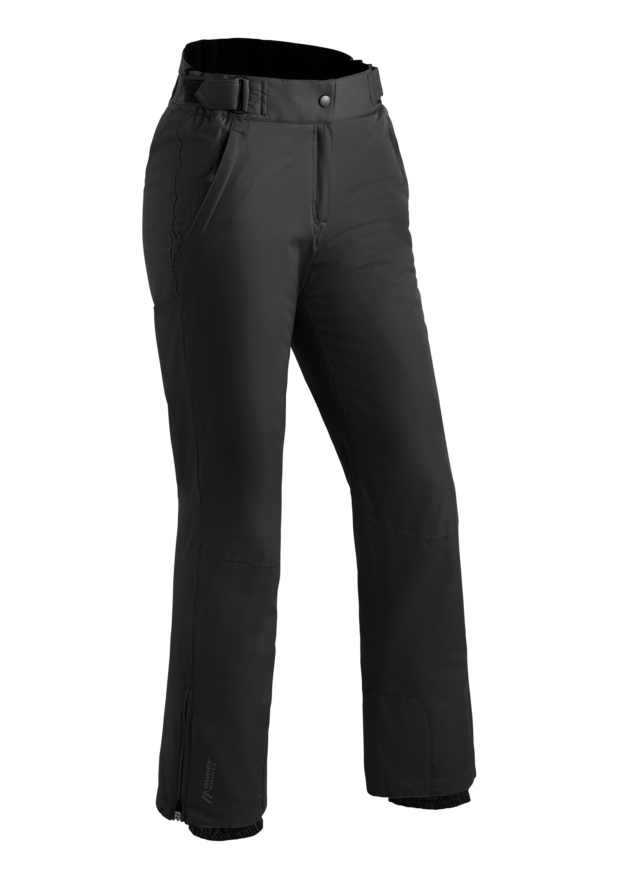 Skihose MAIER SPORTS "STEFF", Damen, Gr. 40, Normalgrößen, schwarz, 100% POLYESTER, Hosen, Damen Schneehose atmungsaktiv und wasserdicht Regular Fit Image