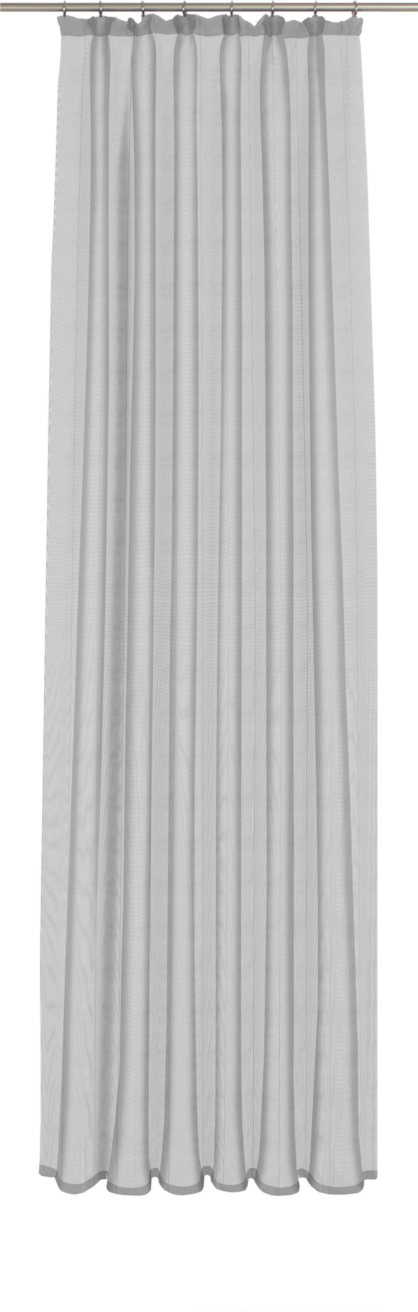 Gardine WIRTH "Chiara" Gr. 20, grau, B:750cm H:245cm, Jacquard, Polyester, Gardinen Image