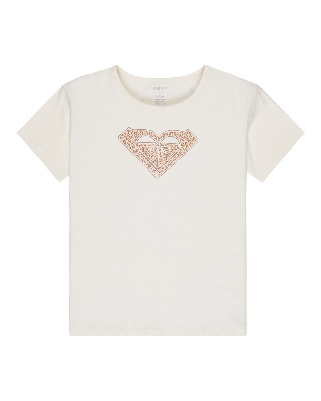 T-Shirt ROXY "Night", Kinder, Gr. 10(140-148cm), egret heart, 100% Baumwolle, Shirts Image