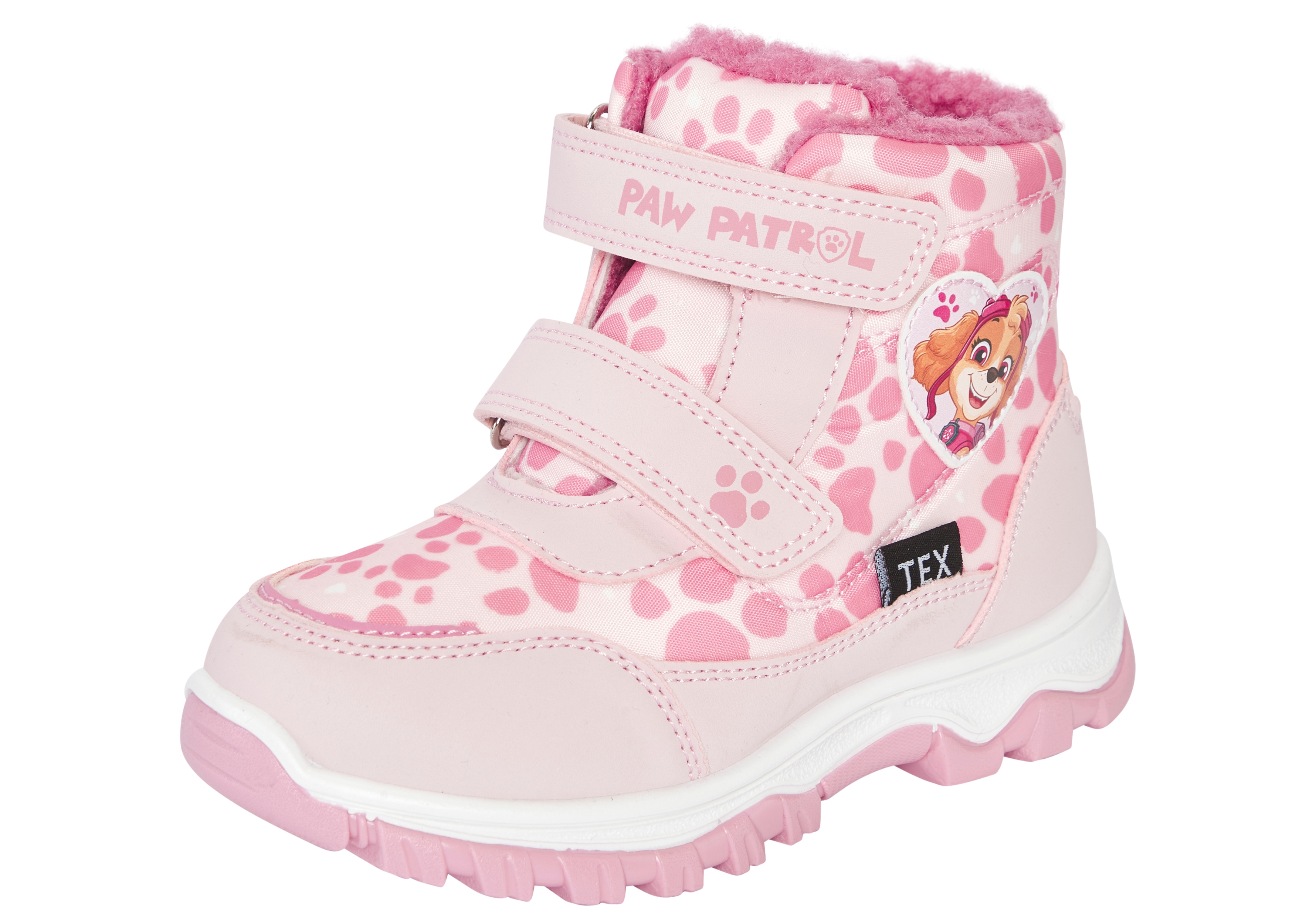 Winterboots DISNEY "PAW PATROL", Jungen, Gr. 26, pink, Synthetik, Textil, Schuhe Winterboots, Winterschuhe, Winterstiefel, Snowboots, wasserdicht & gefüttert