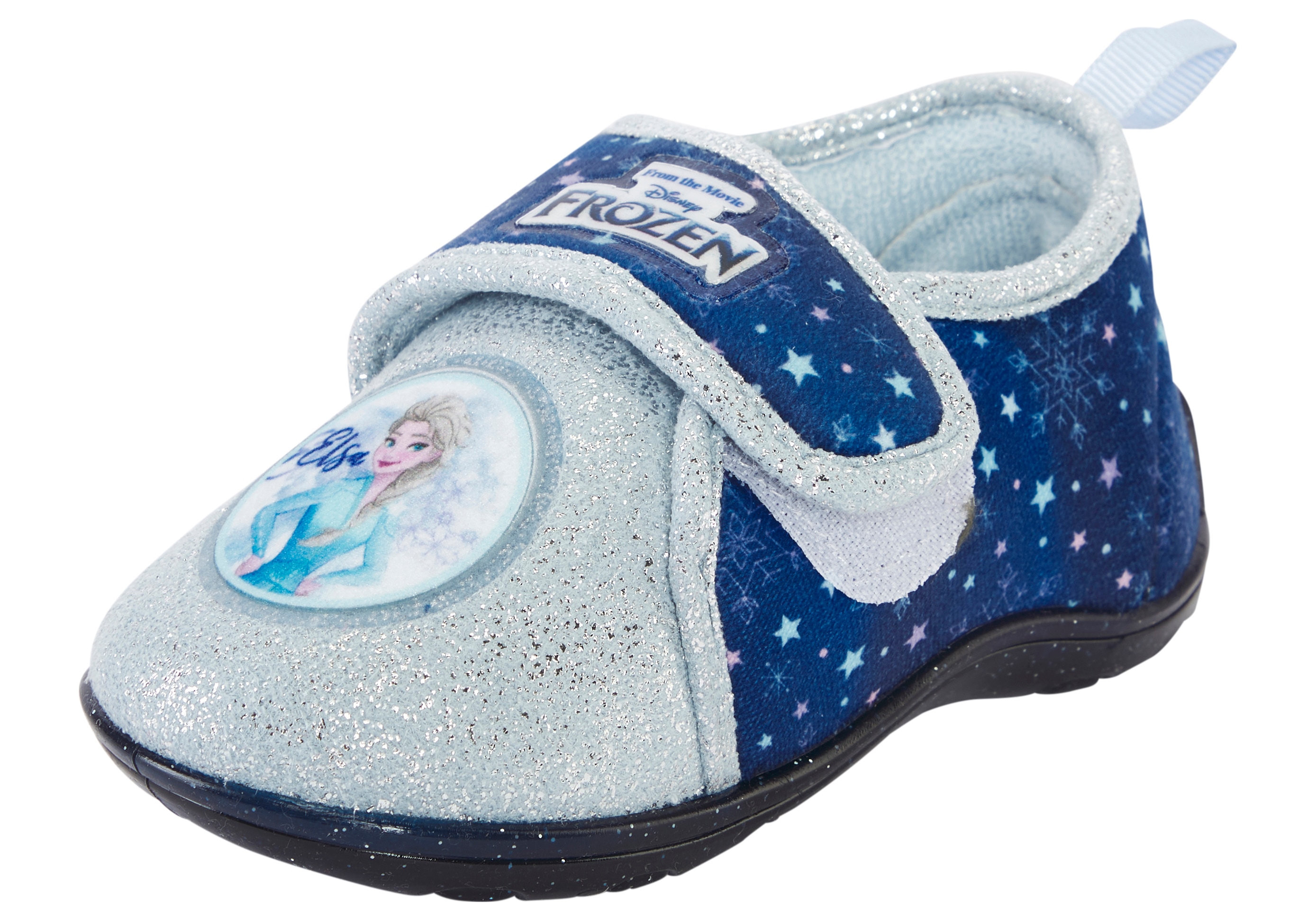 Hausschuh DISNEY "FROZEN", Kinder, Gr. 23, lt blau, Textil, Schuhe Hausschuh