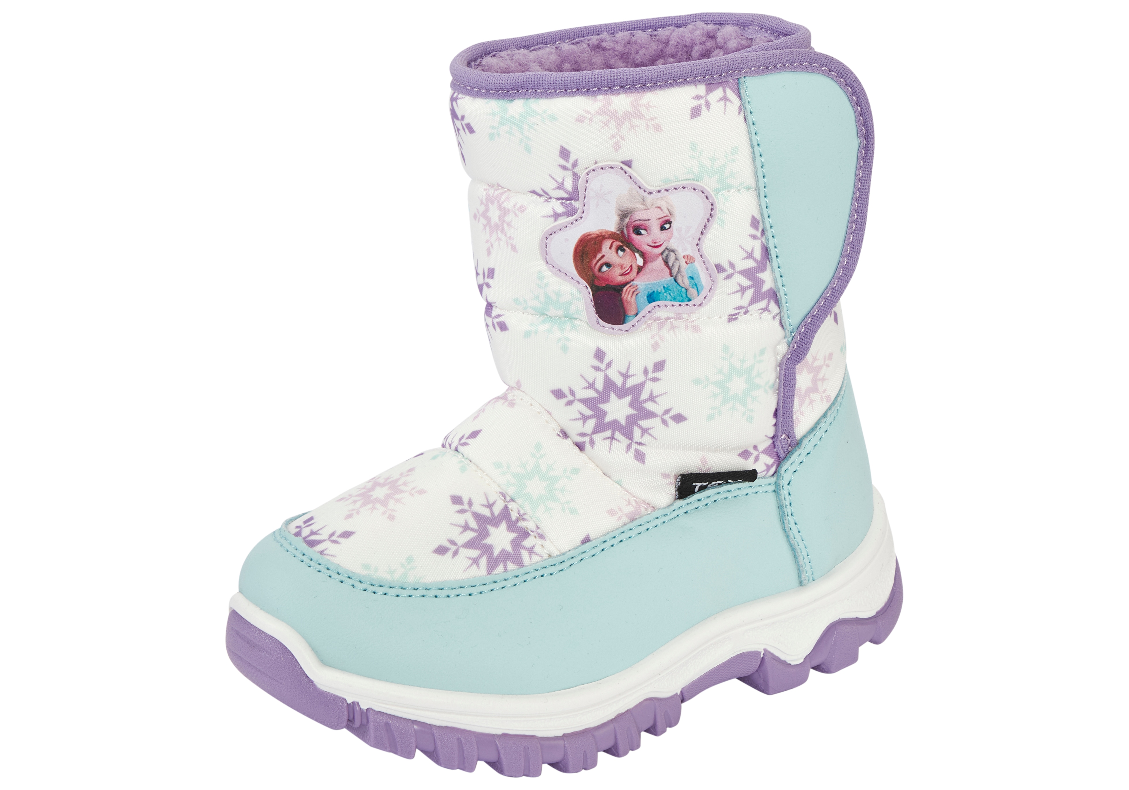 Winterboots DISNEY "FROZEN", Jungen, Gr. 27, lila, Synthetik, Textil, Schuhe Winterboots, Winterschuhe, Winterstiefel, Snowboots, wasserdicht & gefüttert