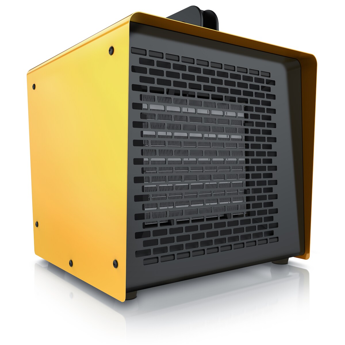 Brandson Keramikheizlüfter Bauheizer 3000 W, PTC Keramik, Thermostat, Lüftermodus 3000 W, 2 Heizstufen, 200 m3/h, Tragegriff, IP20, 22x26x23 cm Image