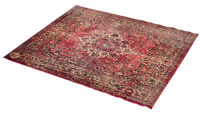 Drum N Base Club Drum Rug Red