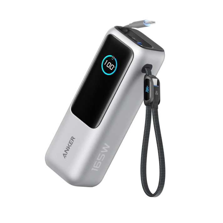 Anker Powerbank (25K, 165W, Integriertes + einziehbares Kabel) Image