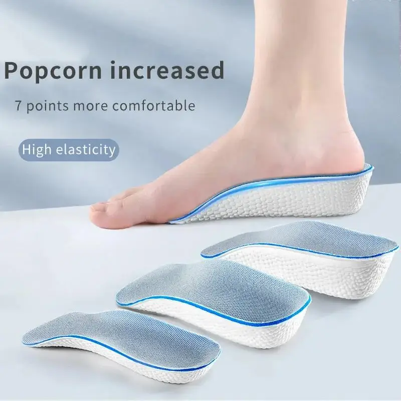 Höhe Erhöhen Einlegesohlen Für Männer Frauen Schuhe Flache Füße Arch Support Orthopädische Turnschuhe Ferse Lift Memory Foam Schuh Pads