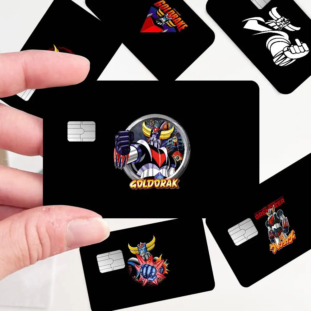Klassische UFO Roboter Cartoon Graffiti Anime Cartoon Aufkleber Film Haut für Kreditkarte Debit Bank Bus Karte Image