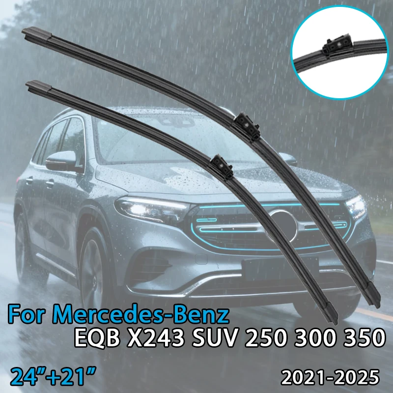 Für Mercedes-Benz EQB X243 SUV 250 300 350 2021-2025 Auto Wischer Klinge Front Scheibenwischer Fit Mercedes Prise Windschutzscheibe Auto Wischer Klingen Image