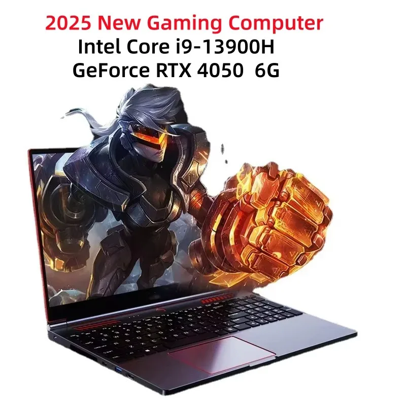 S6 Gaming Laptop 16.1 Inch 4800mah Intel Core i9-13900HK RTX4050 4G notebook 64GB 2*DDR5 2*M.2 4TB 144 Hz PCI-E Esports laptop