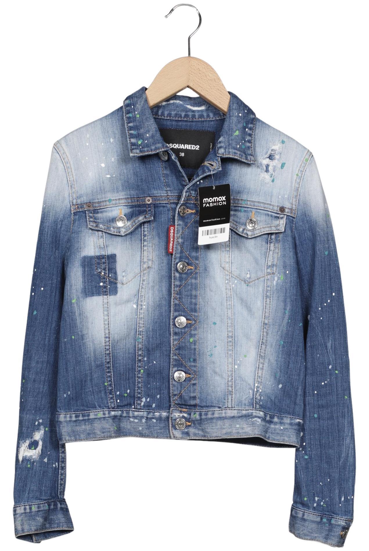 Dsquared2 Damen Jacke, Gr. 38, hellblau, Elasthan, Baumwolle Image