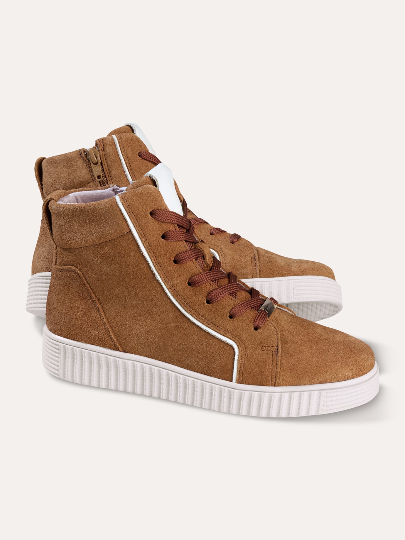 Walbusch Damen Thermolite Hightop Sneaker-Schuh Braun