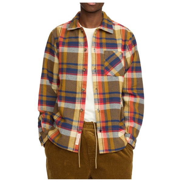 Revolution - Casual Shirt Checked - Hemd Gr M braun