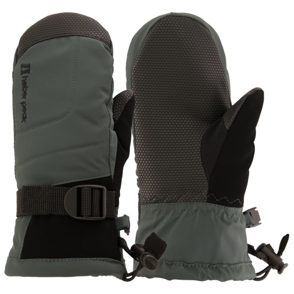 Heber Peak - Kids CedarHe. Insulated Ski Glove Mitt - Handschuhe Gr 3 grau/schwarz
