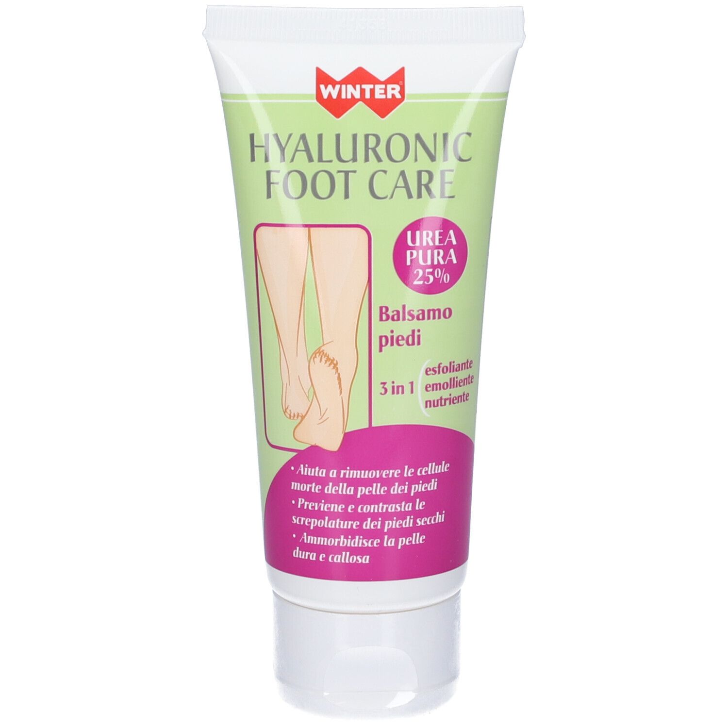 Winter Hyaluronic Foot Care Balsamo Piedi 3In1 75 ml Crema piedi