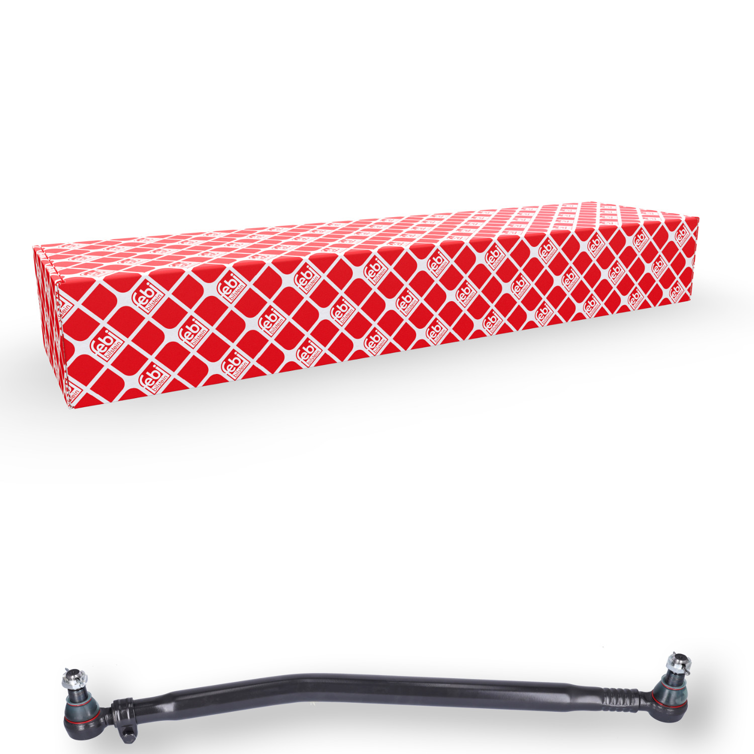 FEBI BILSTEIN Lenkstange ProKit 08252 Universal mit Kronenmuttern und Splinten Grau 48mm Image