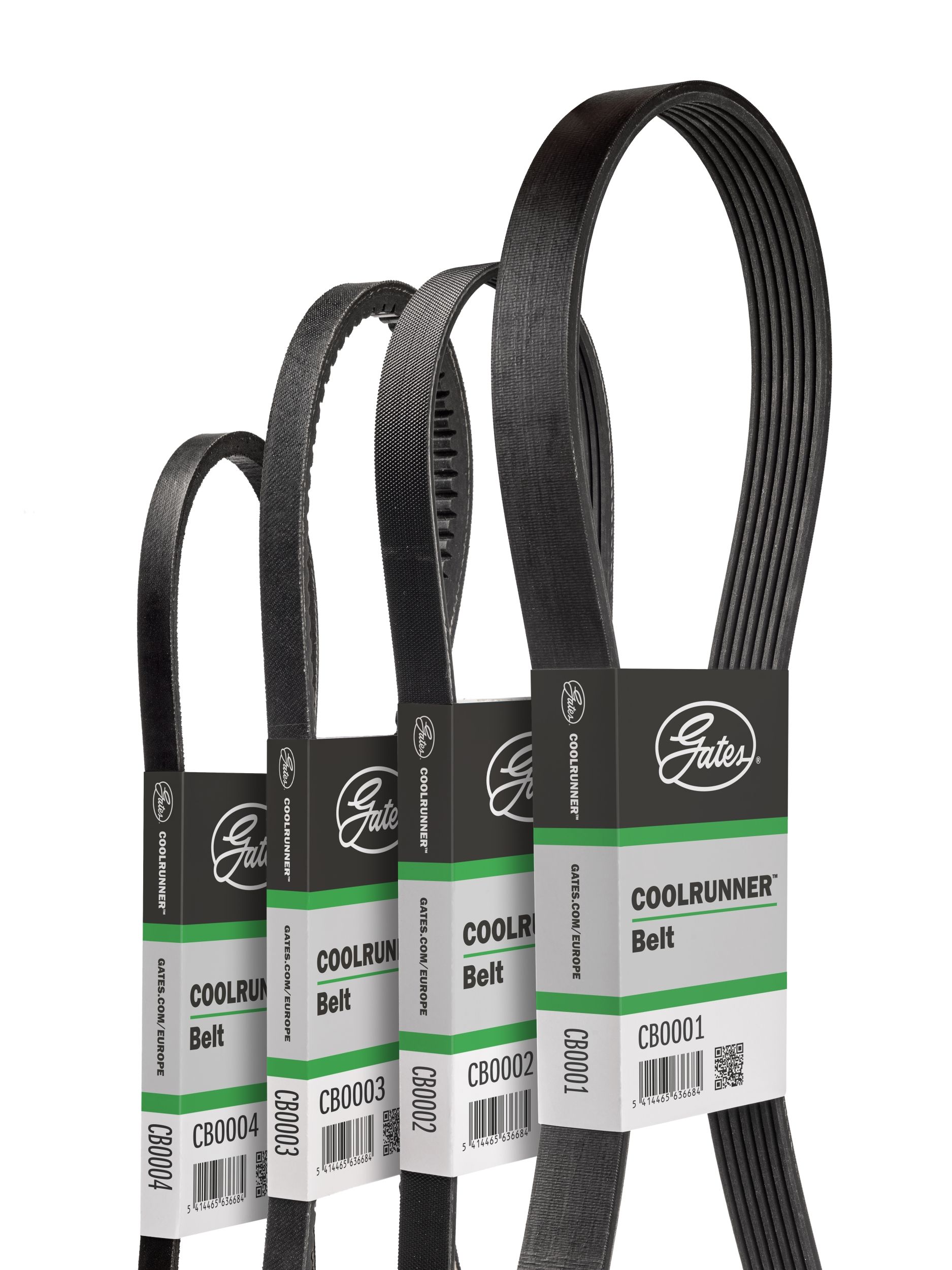 GATES Keilrippenriemen Coolrunner Universal schwarz CB0004 Image