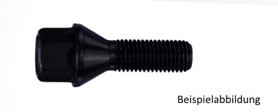 EIBACH Kegelbundschraube M14x1,25x 35mm SW17 Universal schwarz S1-1-14-25-35-17-B Image