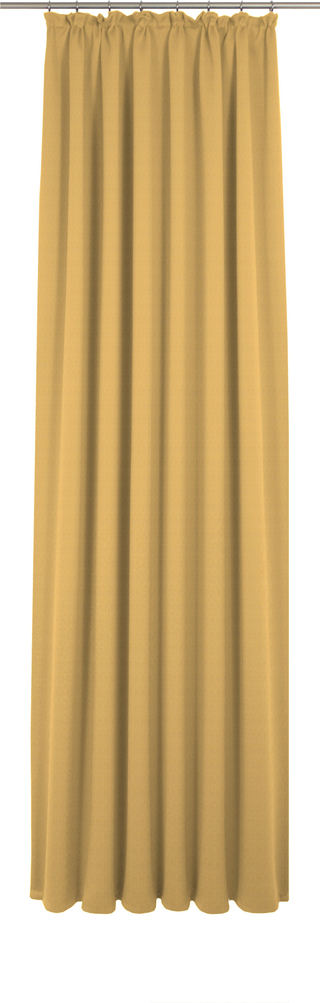 Vorhang ADAM "Uni Collection", gelb, B:142cm H:195cm, Baumwolle (Bio-Baumwolle), Gardinen, aus 100% Bio-Baumwolle Image