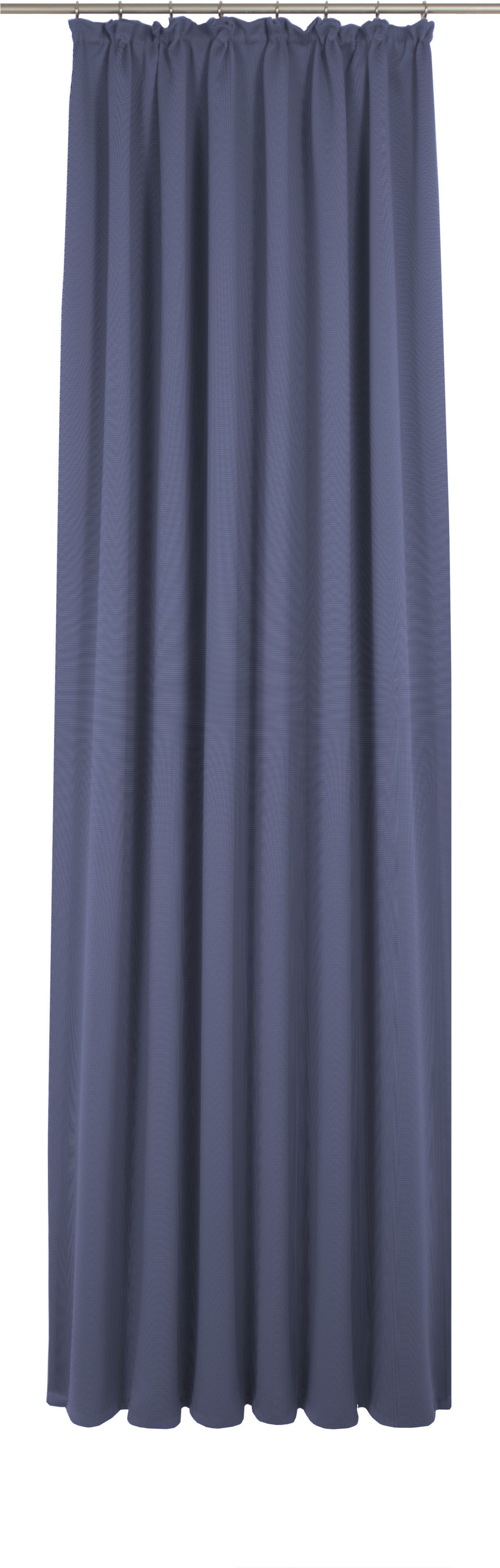 Vorhang ADAM "Uni Collection", blau (royalblau), B:142cm H:265cm, Baumwolle (Bio-Baumwolle), Gardinen, aus 100% Bio-Baumwolle Image