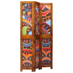 vidaXL Raumteiler Braun 105 x 180 cm Akazie Massivholz Image
