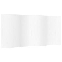 vidaXL Paravent Weiß 165x400 cm Bambus Image