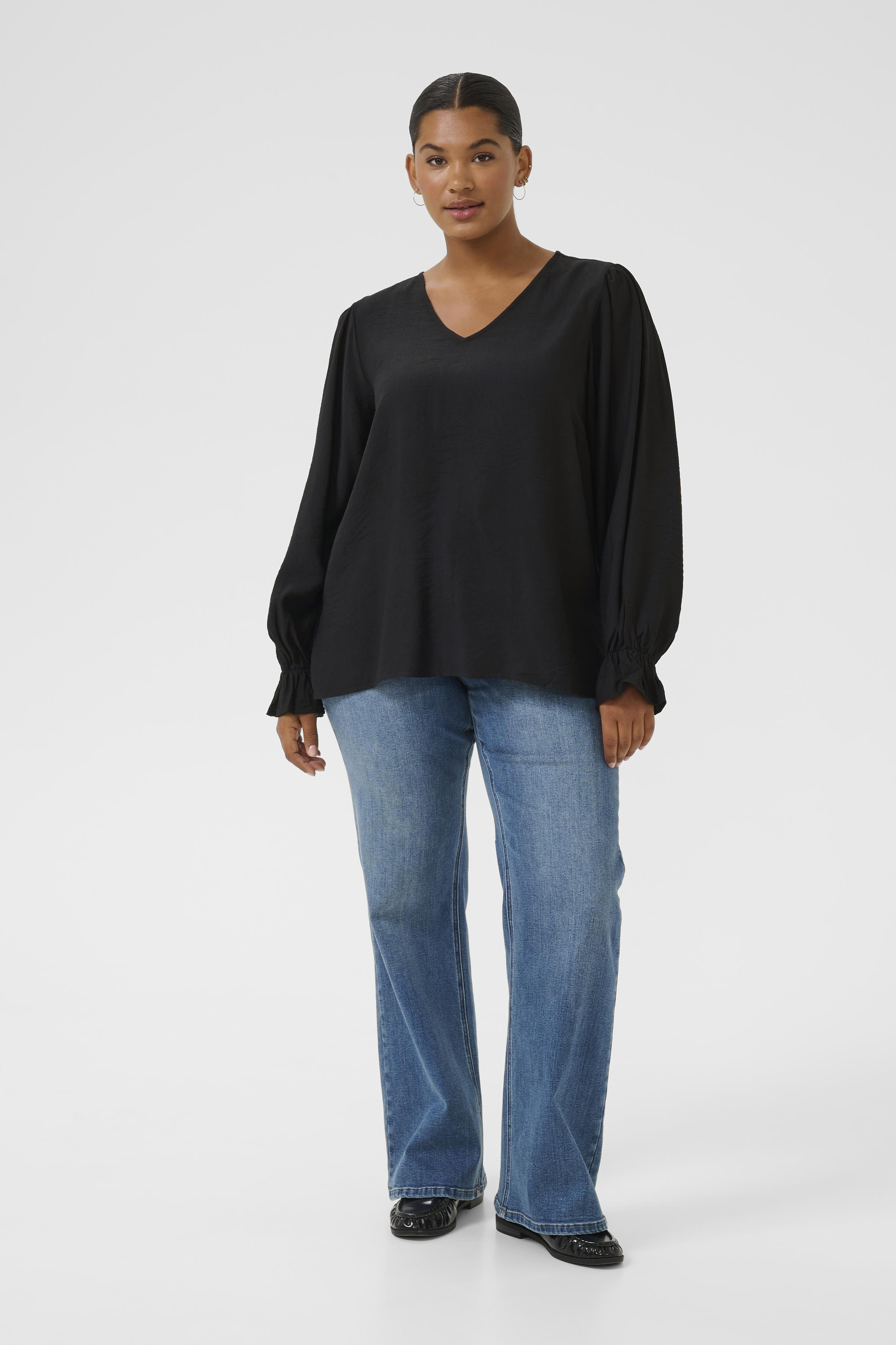 Langarm-Bluse KCrya Regular fit black Image