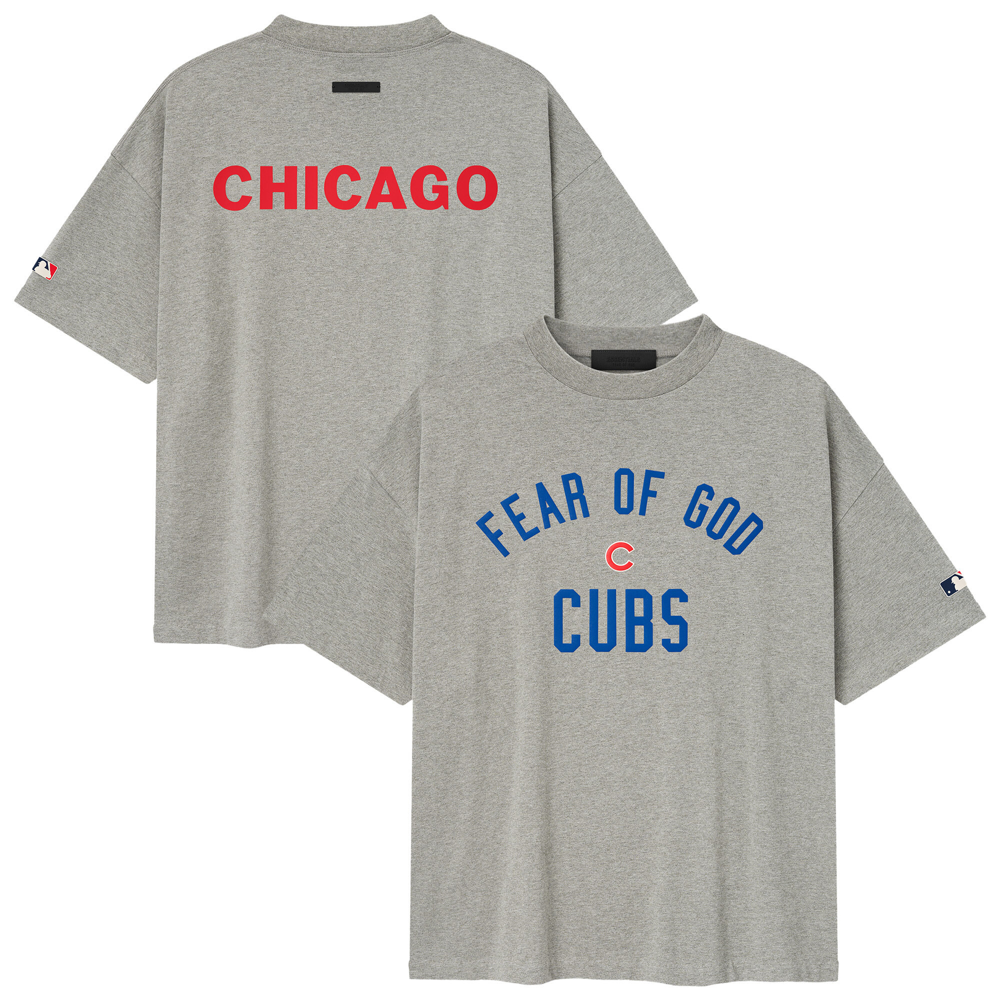 Chicago Cubs Fear Of God Essentials 90er-Jahre-Fit T-Shirt – Unisex Image