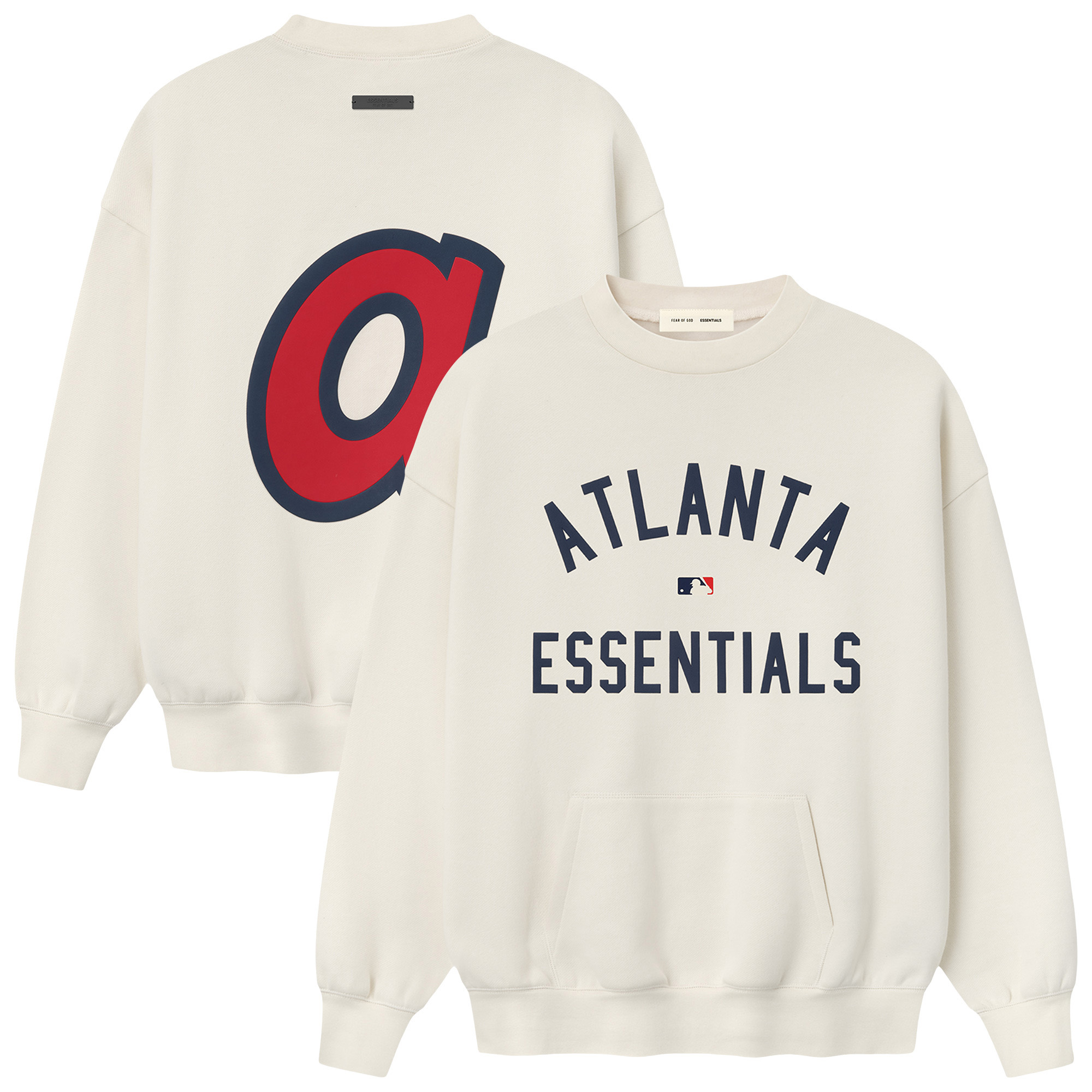 Atlanta Braves Fear Of God Essentials Sport Fit Rundhalsausschnitt – Unisex Image
