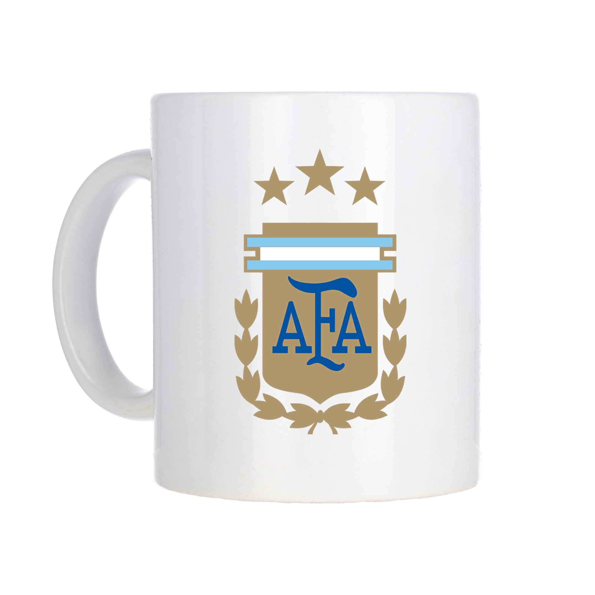 Kaffeetasse mit Argentinien-Logo, 325 ml, Weiß Image