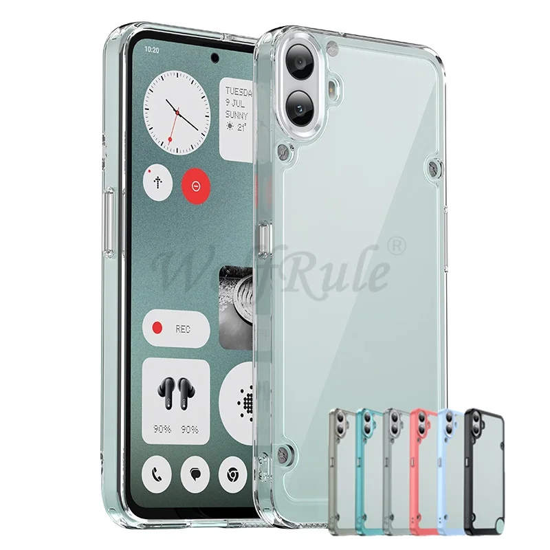 For Nothing CMF Phone 1 Case Cover Nothing CMF Phone 1 Capa Phone Bumper Shockproof Clear Transparent Fundas Nothing CMF Phone 1
