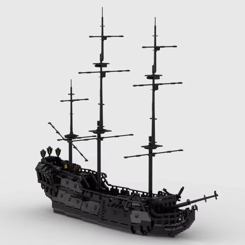 3456 stücke Kreative Piraten Die Schwarzen Perle Schiff Moc Bausteine Boot Modell Karibik Abenteuer Montieren Ziegel geschenk für Kind