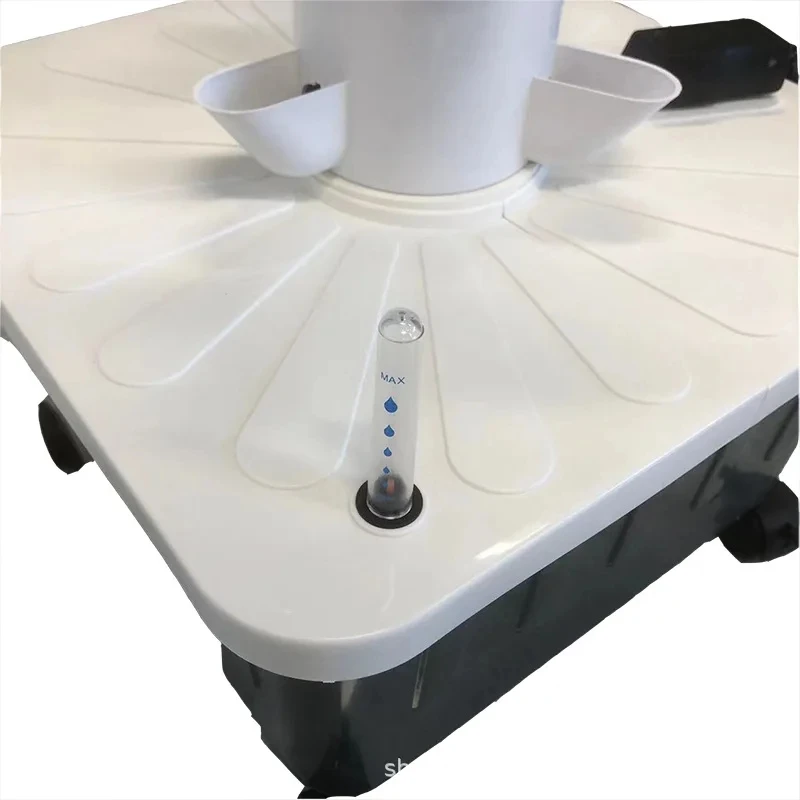 Vertikaler Hydrokultur-Turm, Gewächshaus, Garten, Innenbereich, bodenloses Kultursystem, 5-Loch-Gemüse-Pflanzgefäß, Grow Pot Kit Image