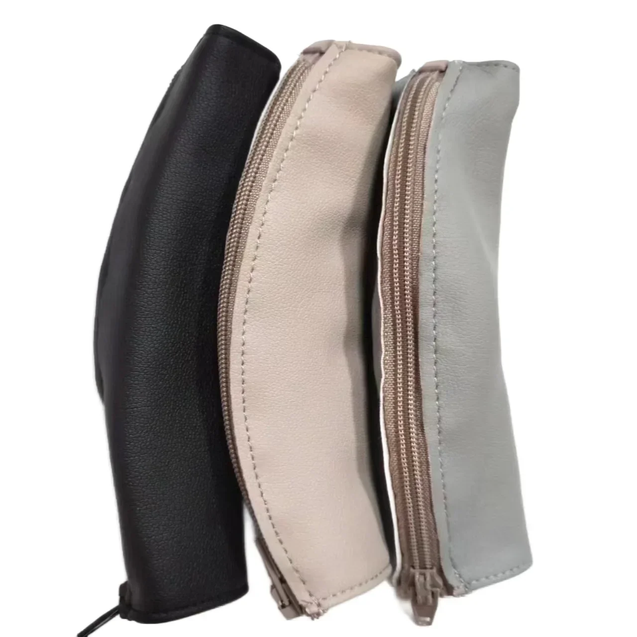 Ersatz Kopfhörer Kopf Strahl Leder Reißverschluss Stirnbänder Kissen Stirnband Abdeckung für Sony WH-1000XM3 XM4 Kopfhörer Image