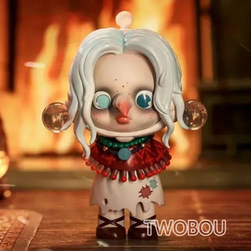 POP MART SKULLPANDA Addams Family Series Blind Box Mystery Box Guess Bag Spielzeug Puppe Niedliche Anime Figur Desktop Ornament Sammlung