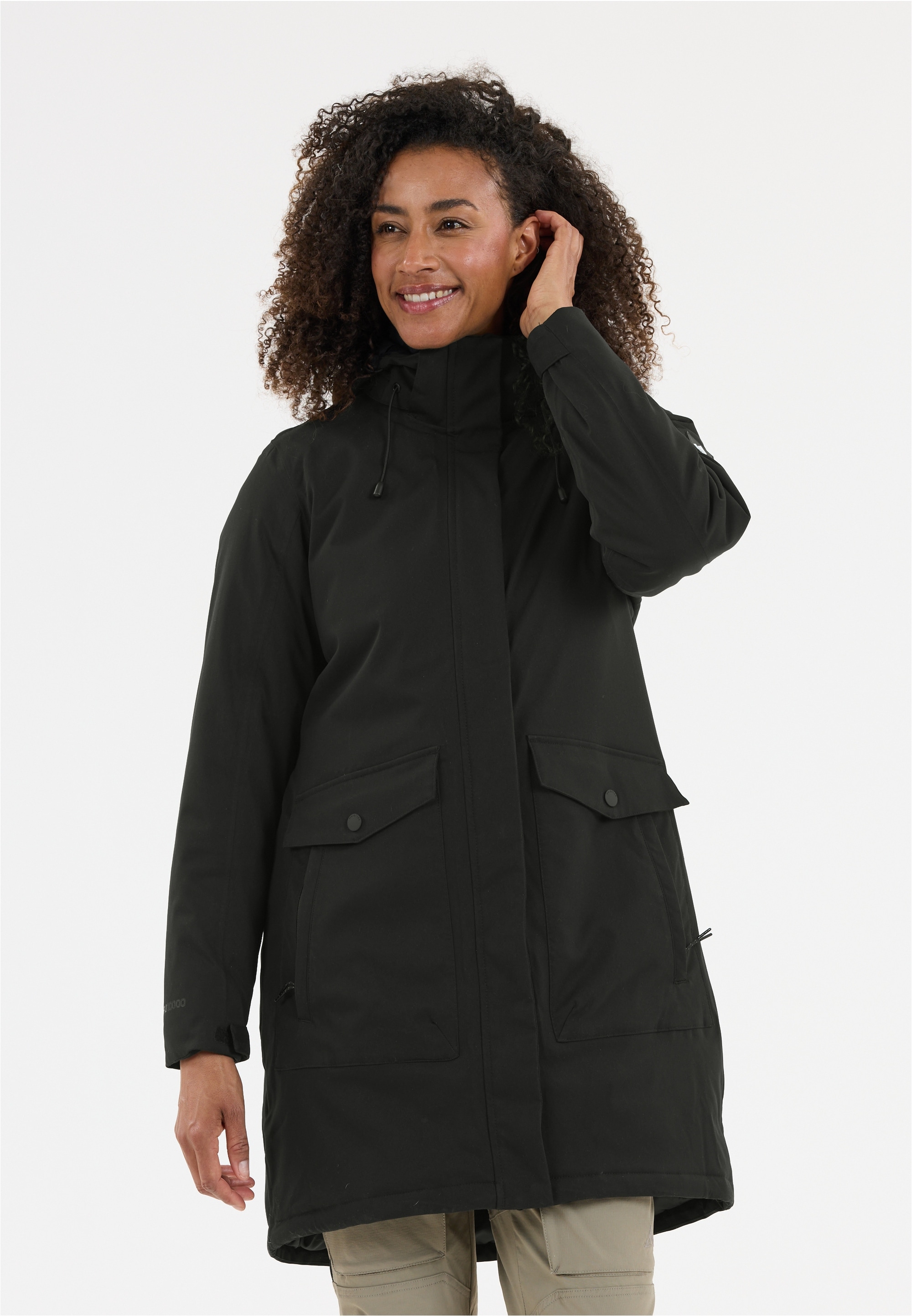 Outdoorjacke WHISTLER "Algoma", Damen, Gr. 48, schwarz, 100% Polyester, unifarben, normal, ohne Ausschnitt, Jacken, atmungsaktiv und wasserdicht Image